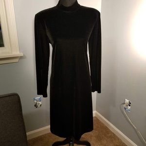 Jeffrey and Dara Vintage Black Velvet Dress 10